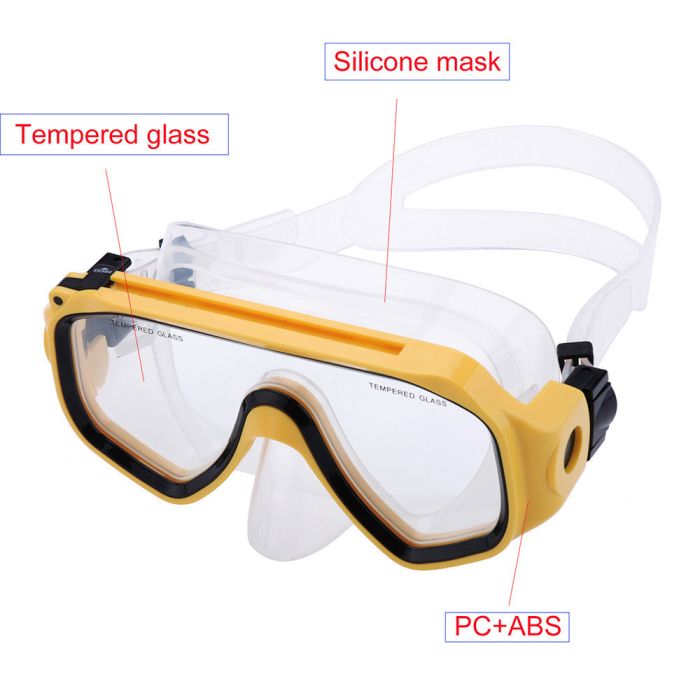 Маска для дайвінгу з кріпленням для екшен камер Xiaomi YI, SJCam, GoPRO (код № XTGP219)