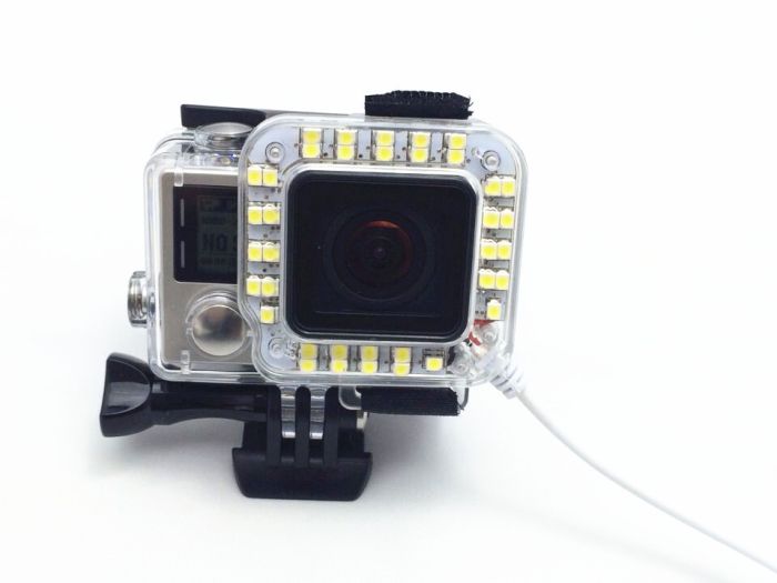 LED підсвічування для екшн-камер Xiaomi YI, SJCam, GoPRO (код № XTGP252)