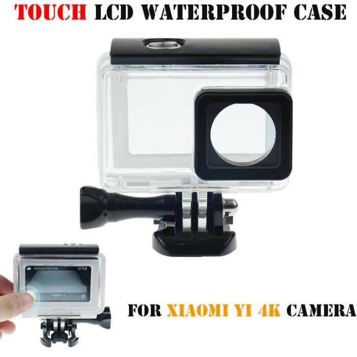 Аквабокс, водонепроникний бокс, тачскрін для екшн камери Xiaomi YI II 4K, 4K Plus, YI Lite (Арт. XTGP333A)