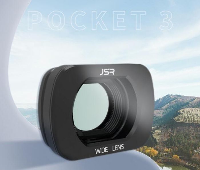 Ширококутні насадки (лінза) — оптичний конвертер, "wide-angle" — JSR June Star — для DJI OSMO POCKET 3