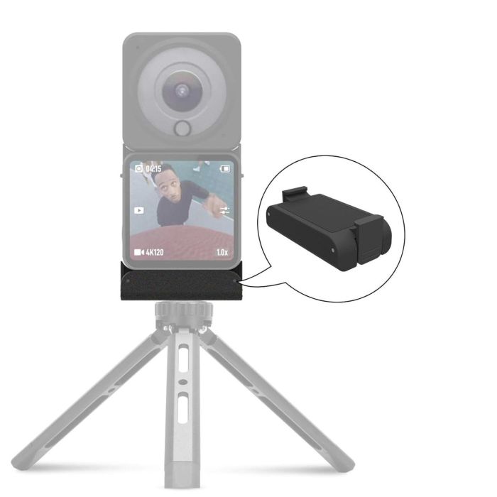 Магнітний адаптер із двома захватами для DJI Action 2, 3 з отвором під болт 1/4"