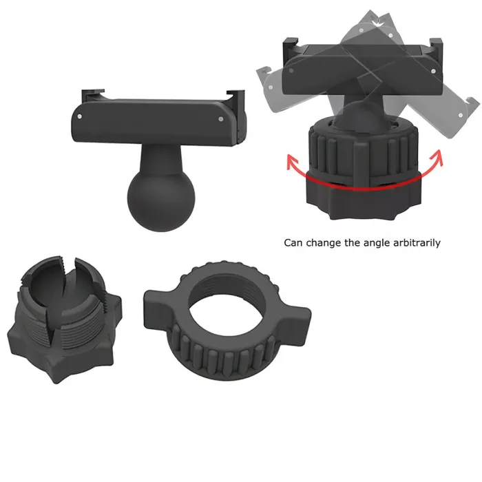 Шарнірний магнітний адаптер із двома захватами для DJI Action 2, 3 з отвором під болт 1/4"
