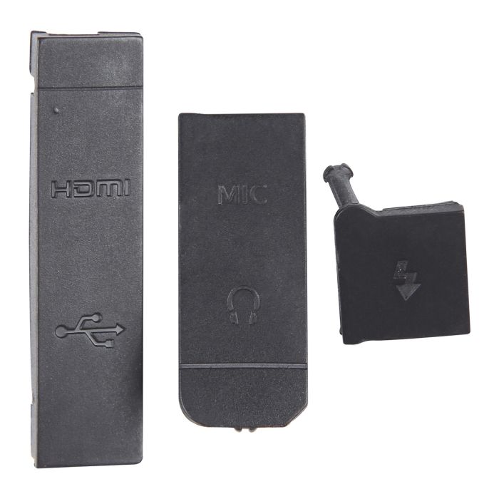 Заглушка гумка USB, роз'єм ДК і Video OUT, MIC для фотоапарата Canon 5D Mark IV — комплект 3 шт.