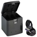 Зарядний пристрій — бокс для зберігання 3 акумуляторів GoPro Hero 13 (JH-GP13-3)