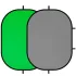 Фон складаний у пружинній рамці Selens BP-028 2 в 1 сіро-зелений (хромокей) 150 x 200 см — тканинний