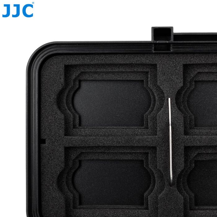 Захисний бокс JJC JBC-K3 на 3 акумулятори камер, батарейок AA і карт пам'яті SD/CF express Type-A і B/XQD