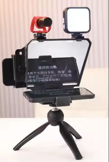 Телесуфлер — телепромтер Soonpho F7 telepromter 7" — суфлер для смартфона