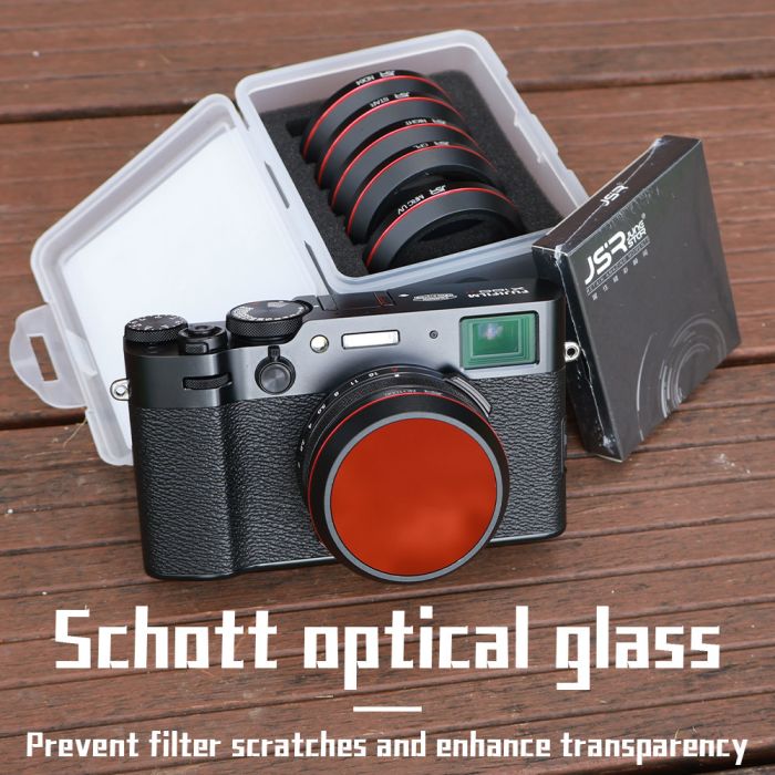 Нейтрально-сірий світлофільтр JSR June Star ND8 для камер FujiFilm X100VI, X100 V, X100F, X100T, X100S, X100