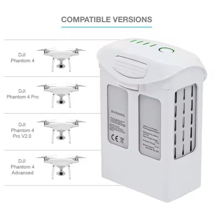 Інтелектуальний акумулятор для DJI Phantom 4, Phantom 4 Pro, Phantom 4 Pro 2.0, Phantom 4 Advanced (5870 mА)