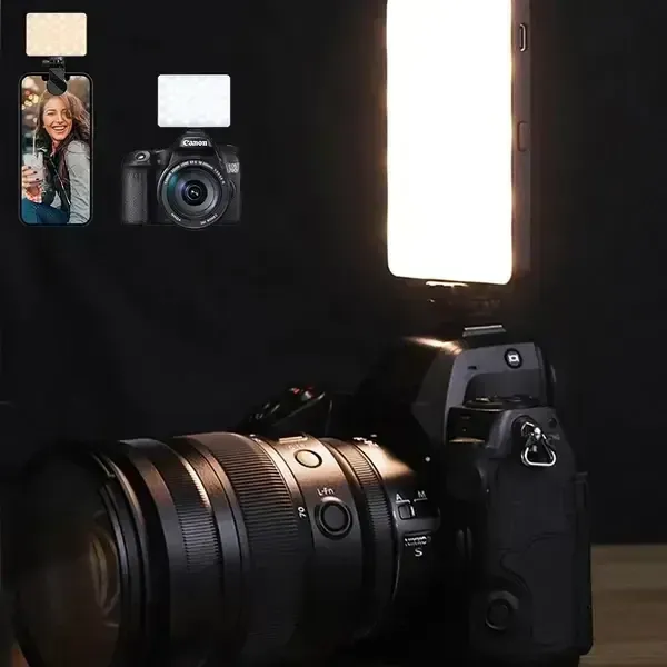 LED-світло (mini LED) M16 RGB (кольоровий) з можливістю кріплення на смартфон і вбудований акумулятор