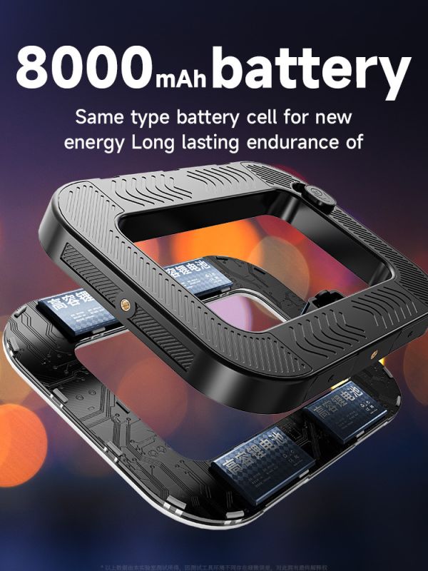 Кільцева LED-лампа U200 RGB — кольорова (акумулятор 8000 ma) з пультом для смартфона