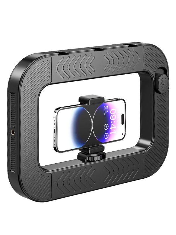 Кільцева LED-лампа U200 RGB — кольорова (акумулятор 8000 ma) з пультом для смартфона