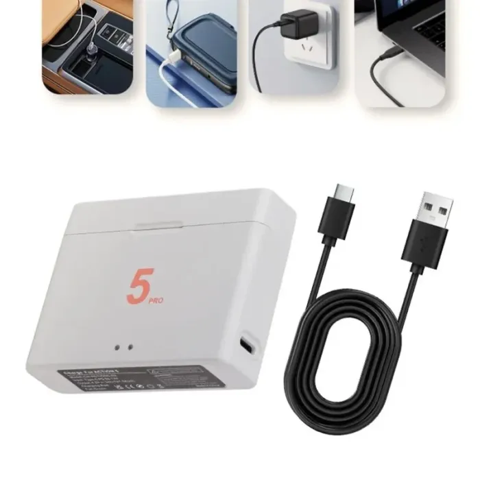 Комплект: зарядний пристрій (на 2 акумулятори) + 2 акумулятори DJI Osmo Action 5 Pro, 4, 3