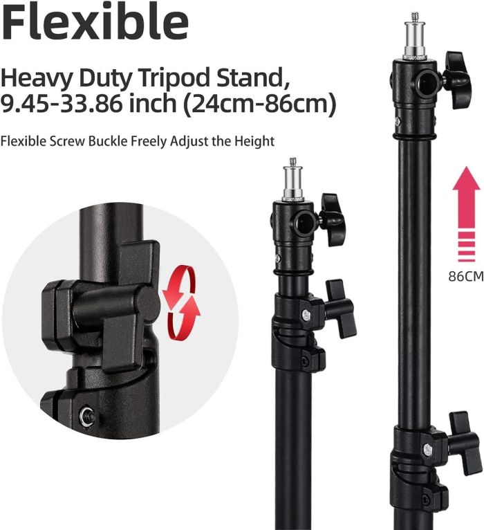 Студійна стійка на коліщатках (роликах) Andoer D12591 (24-86 см)