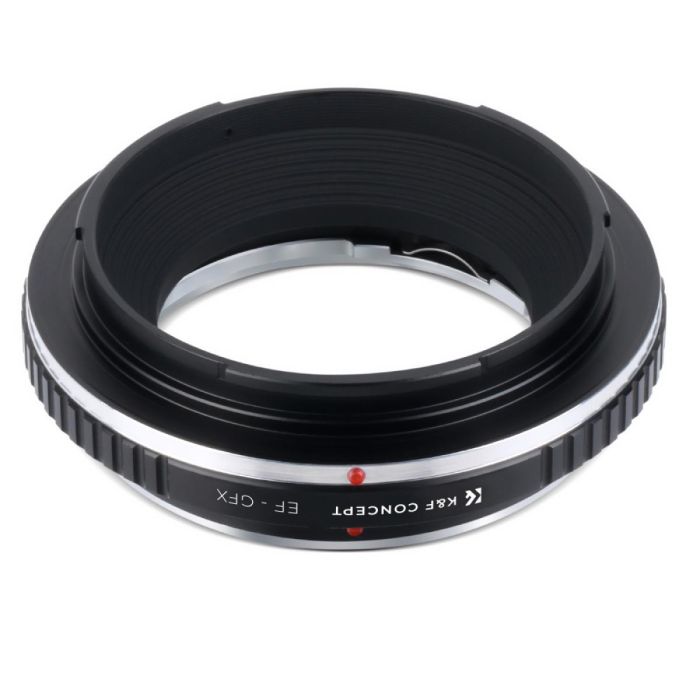 Адаптер K&F Concept EF-GFX для об'єктивів Canon EF, EF-S на байонет FujiFilm GFX (Canon EF-Fuji GFX, EOS-GFX)