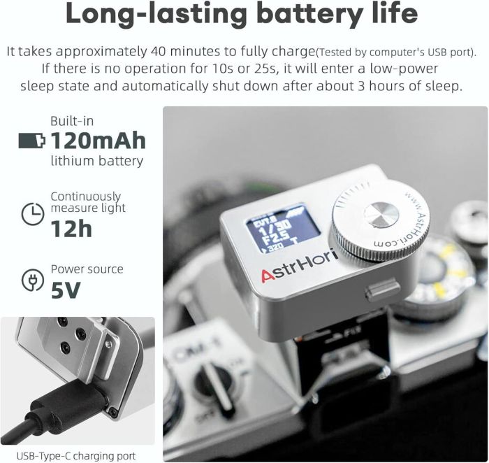 Експонометр AstrHori AH-M1 (срібло)