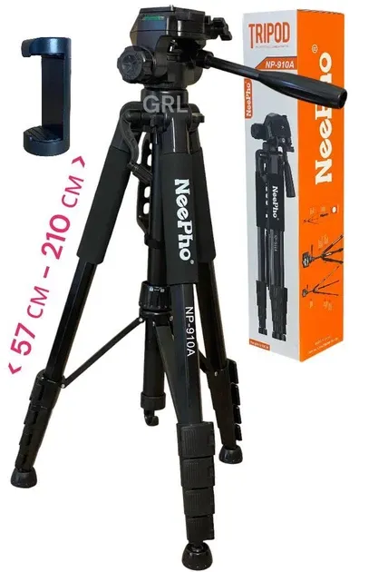 Універсальний легкий штатив NeePho NP-910A для фотоапарата, телефона, камери