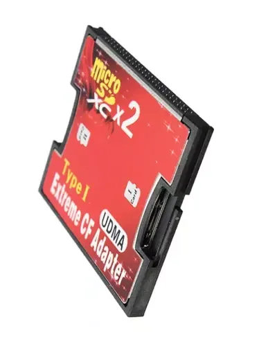 Адаптер перехідник Dual Slot — 2 x microSD на Compact Flash CF Type I (2 x TF (micro SD) — CF)