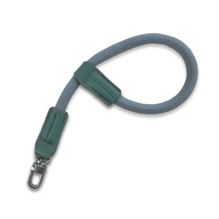 Стильний універсальний кистьовий ремінь (ремінець), мотузка, з металевим карабіном для фотоапаратів сірий