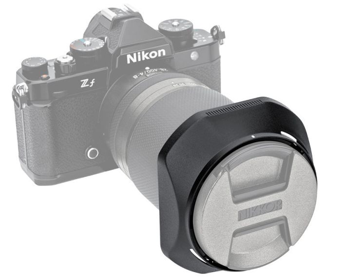 Бленда JJC LH-HB114 (аналог Nikon HB-114) для об'єктивів Nikkor Z 28-400 mm f/4-8, Nikkor Z 24-120 mm f/4 S