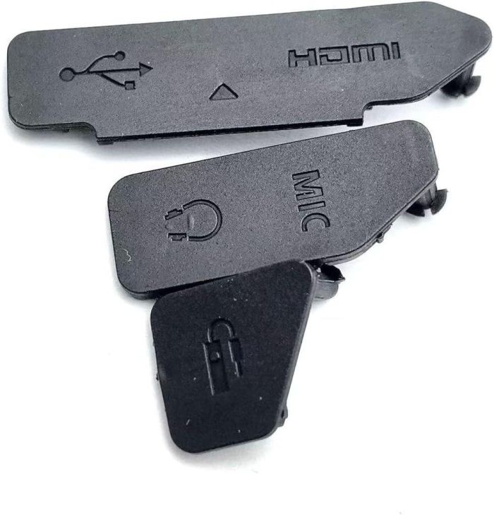 Заглушка гумка USB, роз'єм ДК і Video OUT, MIC для фотоапарата Canon EOS RP — комплект 3 шт.