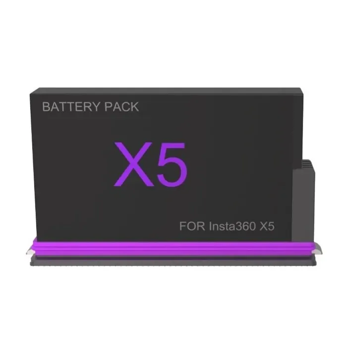 Акумулятор для Insta360 x5 — аналог — 2500 ма