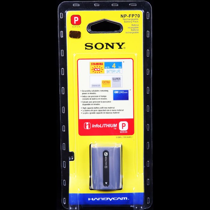 Акумулятор NP-FP70 для камер SONY (замінюємо з NP-FP30, NP-FP50, NP-FP60)
