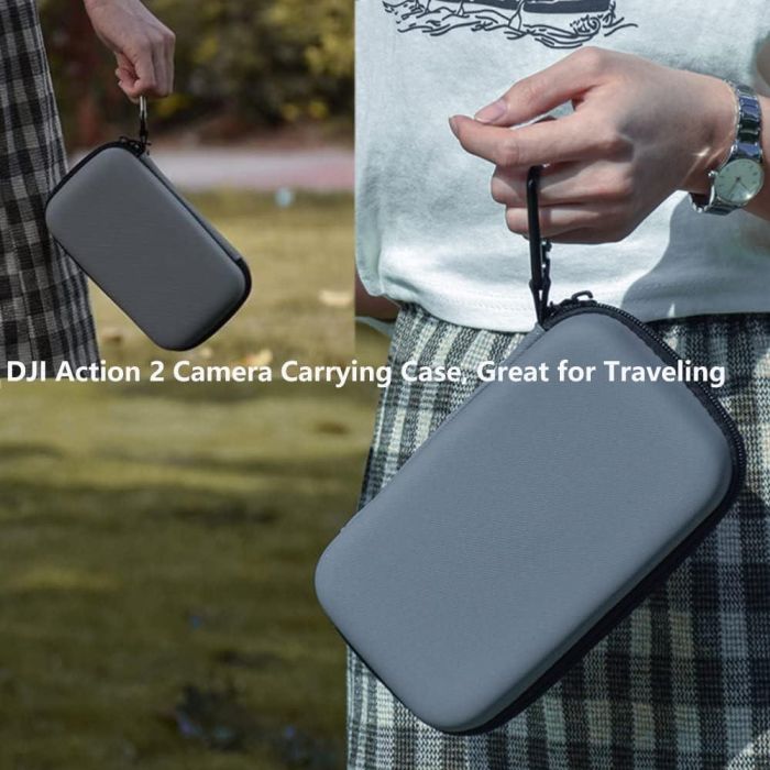 Кейс, футляр, чохол для DJI Action 2 — сірий (20 × 12 × 7 см)