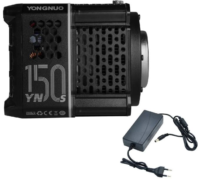 Комплект S: LED-світло, освітлювач, студійне світло Yongnuo YN150S (5600K) + мережевий адаптер