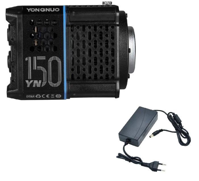 Комплект S: LED-світло, освітлювач, студійне світло Yongnuo YN150 (2700+6500K) + мережевий адаптер