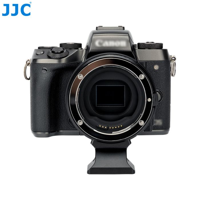 Адаптер (перехідник) автофокусний JJC (CA-EF_EFM_K) EF-EOS M для Canon з CPL і ND3-500 Drop-In фільтрами