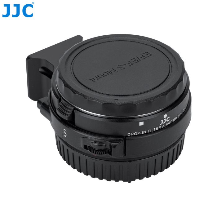 Адаптер-перехідник — автофокусний EF-EOS R (CA-EF_RF_K) JJC для Canon EOS RF з CPL і ND3-500 Drop-In фільтрами