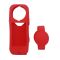 Силіконовий чохол для камери Insta360 X5 і кришка-ковпачок для об'єктива — червоний