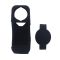 Силіконовий чохол для камери Insta360 X5 і кришка-ковпачок для об'єктива — чорний