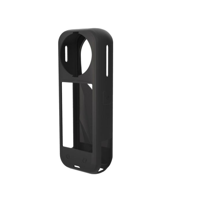 Силіконовий чохол для камери Insta360 X5 і кришка-ковпачок для об'єктива — чорний