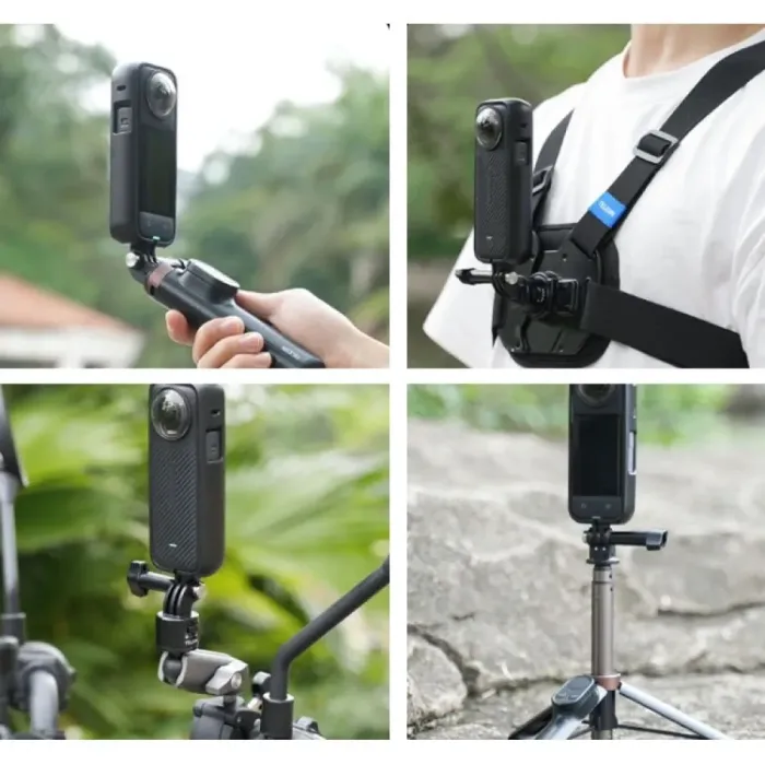 Кріплення-адаптер (рамка) для Insta360 X4 — пластик — Telesin S6-CRF-01-TIS