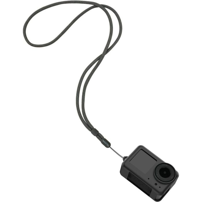 Силіконовий чохол, футляр із кришкою на об'єктив Telesin S6-PTC-011-TDJ для екшн камер DJI OSMO Action 3, 4, 5 зі шнурком