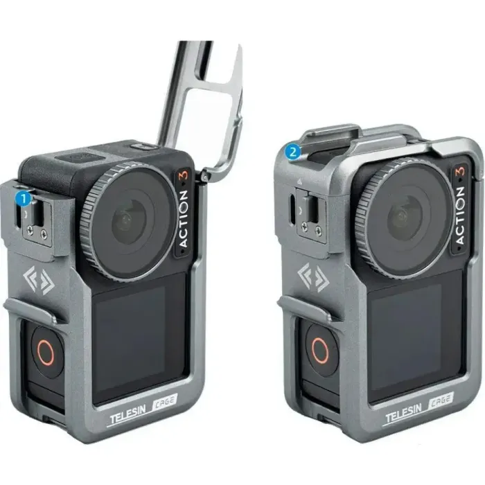 Кріплення-адаптер (рамка) Telesin OA-FMS-004 — металева для екшн-камери DJI Action 5/4/3