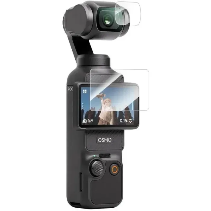 Захисне скло для DJI OSMO POCKET 3 (на дисплей і об'єктив) від TELESIN (код S6-FLM-01-TDJ)