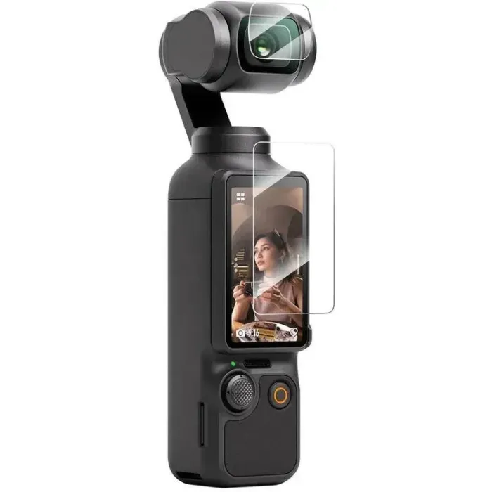 Захисне скло для DJI OSMO POCKET 3 (на дисплей і об'єктив) від TELESIN (код S6-FLM-01-TDJ)