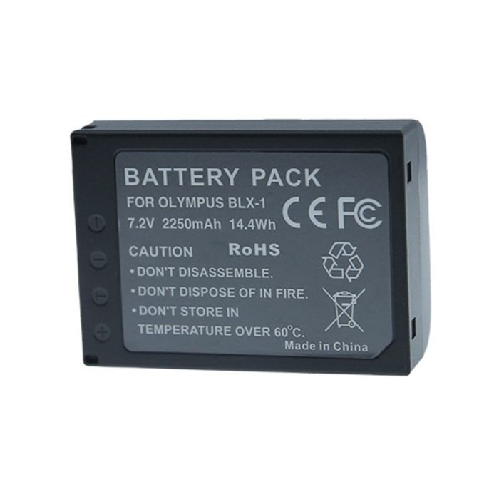 Акумулятор для фотоапаратів OLYMPUS для OM System OM-1 — акумулятор BLX-1 — аналог на 2250 ма