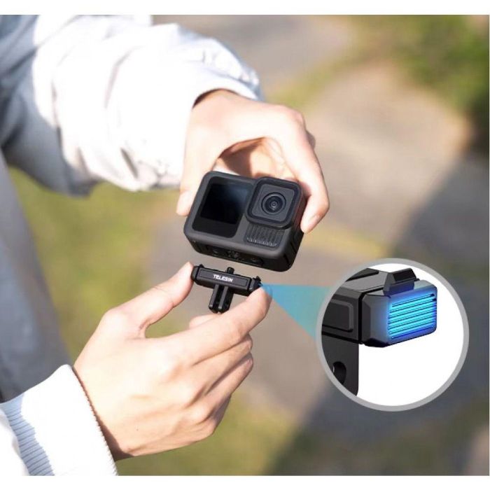 Магнітний адаптер (кріплення) TELESIN для GoPro Hero 13 (S7-JBK-08-TGP)