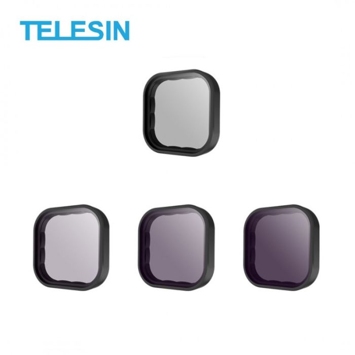 Набір світлофільтрів Telesin CPL+ND8/16/32 для GoPro Hero GoPro Hero 12/11/10/9/11 mini (код GP-FLT-903) — 4 шт.