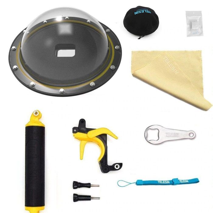 Підводний купол-бокс DOME PORT від Telesin для камер GoPro HERO 9/10/11/12/13 GoPro HERO 9/10/11/12/13 (код GP-DMP-T09)