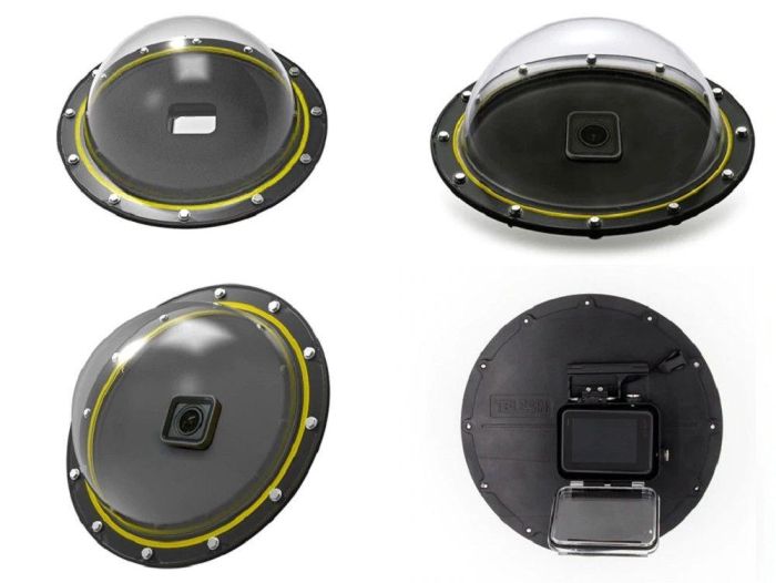 Підводний купол-бокс DOME PORT від Telesin для камер GoPro HERO 9/10/11/12/13 GoPro HERO 9/10/11/12/13 (код GP-DMP-T09)