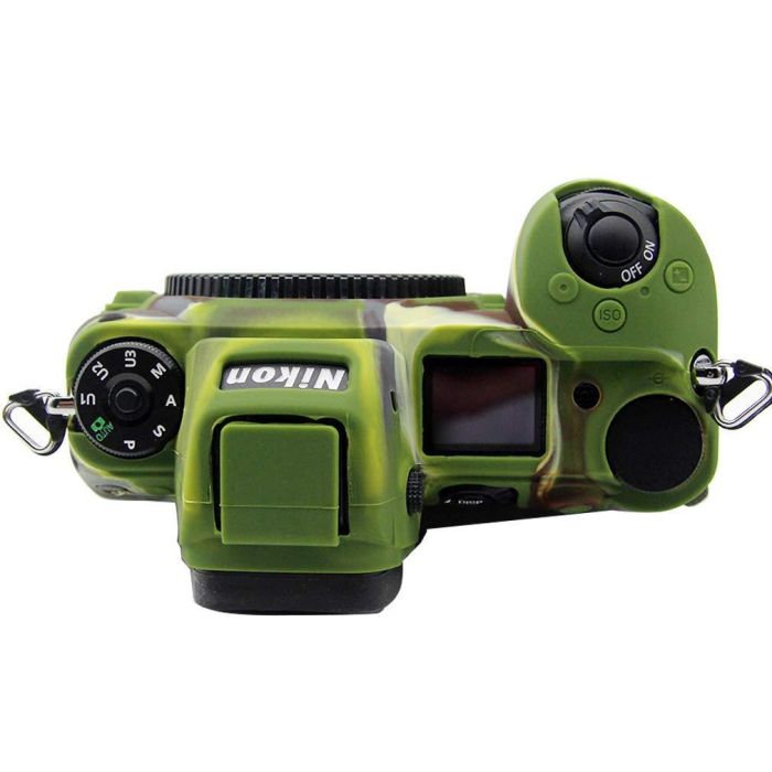 Захисний силіконовий чохол для фотоапаратів Nikon Z6, Z6 II, Z7, Z7 II, Z5 — камуфляж