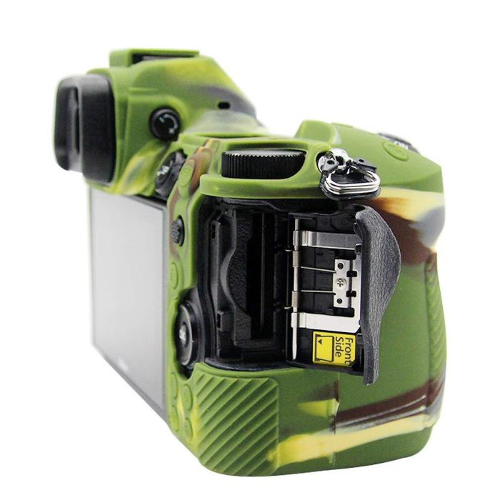 Захисний силіконовий чохол для фотоапаратів Nikon Z6, Z6 II, Z7, Z7 II, Z5 — камуфляж