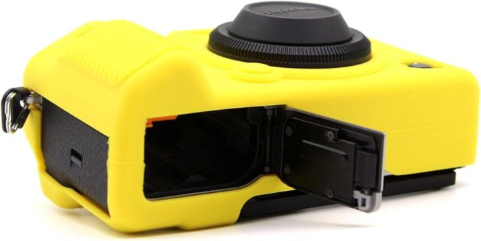 Захисний силіконовий чохол для фотоапаратів FujiFilm X-T5 — жовтий