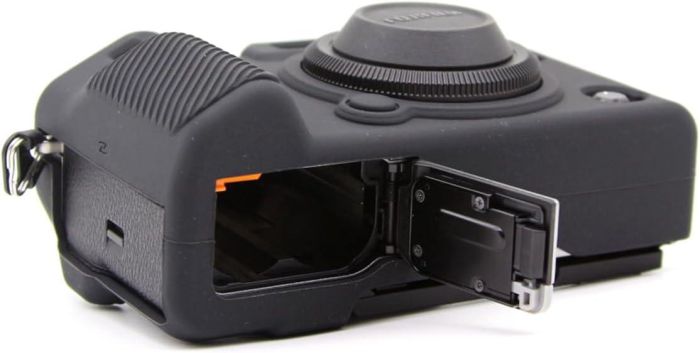 Захисний силіконовий чохол для фотоапаратів FujiFilm X-T5 — чорний