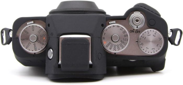 Захисний силіконовий чохол для фотоапаратів FujiFilm X-T5 — чорний